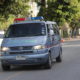 Photo of ambulance said to be leaving with one of the rescued Thai soccer boys