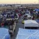 Photo of people fleeing Syria