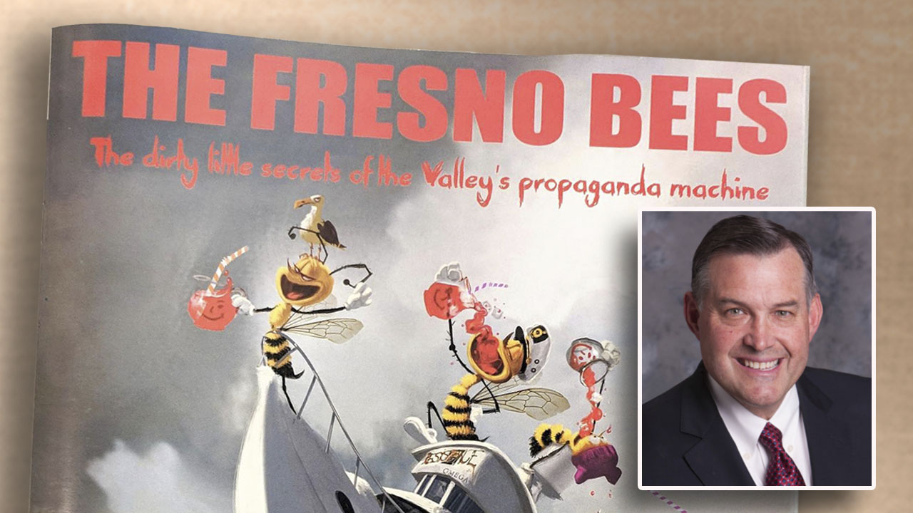 Photo Illustration of Nunes campaign mailer and Clovis Unified trustee Steven Fogg