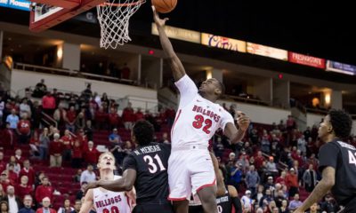 Photo of a leaping Nate Grimes