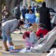 Photo of homeless people in Salem, Ore.