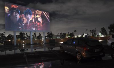 Photo of cars at a drive-in