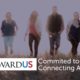 Image of Onward US logo and people helped by its services