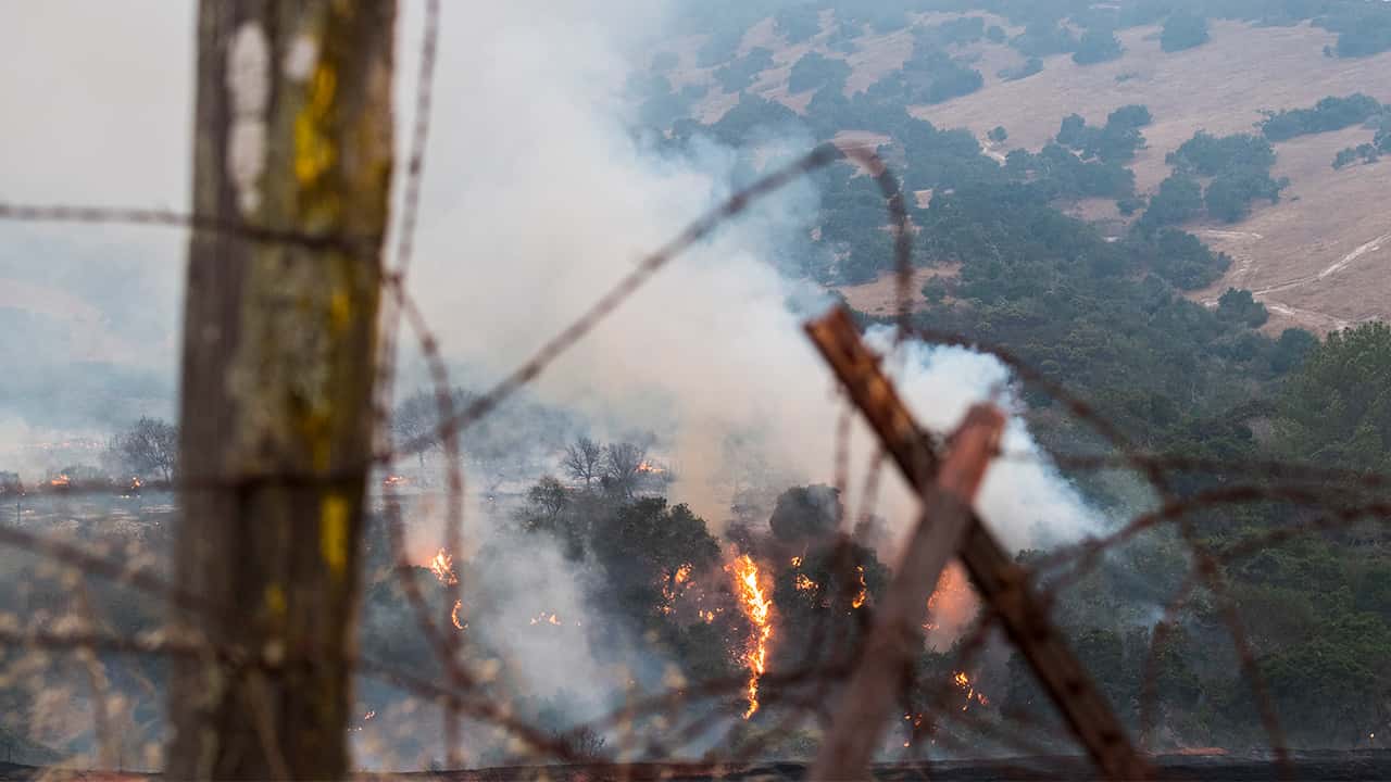 Photo of the River Fire